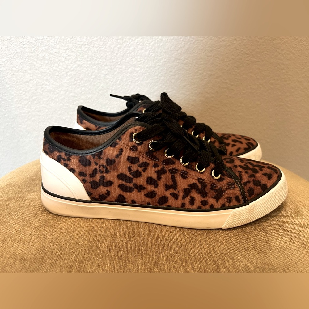 JustFab Animal Print Sneakers